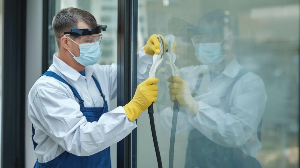 Hard-water stain prevention treatment for windows