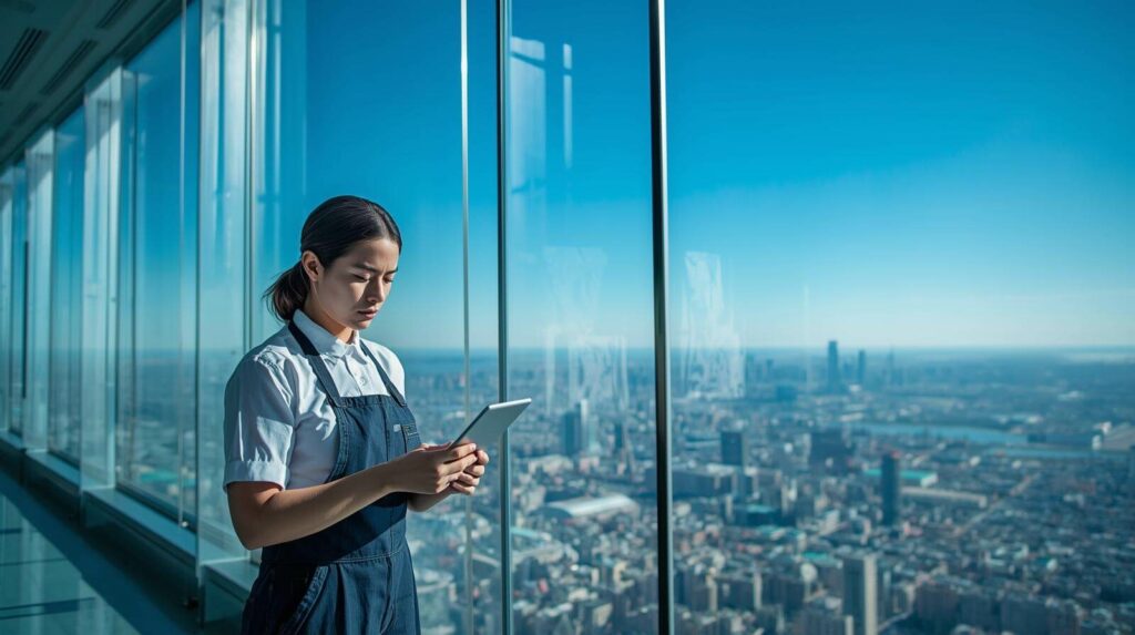 High-rise window maintenance program in Phoenix.