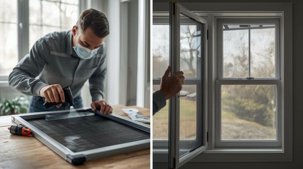 Screen Cleaning & Frame Detailing in Phoenix with tools — Phoenix window service